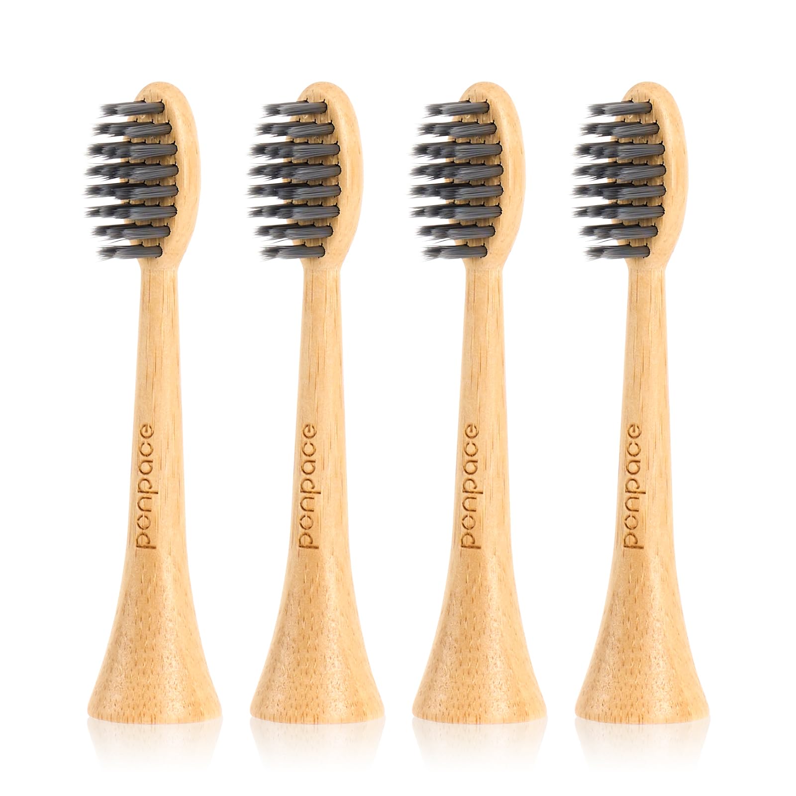Amazon.com : PONPACE Bamboo Toothbrush Heads Compatible with