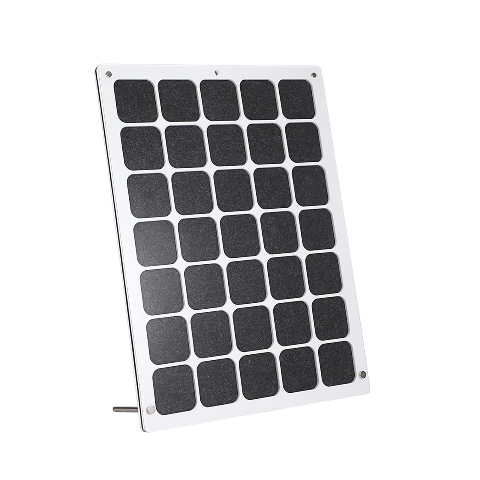 Professionelle emaillierte Pin Organizer, 35 Fächer, transparente, stabile Acryltafel mit abnehmbarer Abdeckung für Sammlungen, Pin Organizer, wandmontierbar
