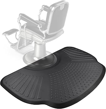 3.3ft. x 5ft. Salon Floor Mat, Anti Fatigue Barber Shop Chair Mat for Hair Stylist Barber Station Mat Beauty Floor Mats for Barber Chair Office Comfort Floor Mat for Salon & Barber