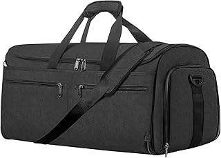 Carry on Garment Bag for Travel, Bukere Convertible Travel Duffel Suit Bag with Shoe Compartment, Detachable Shoulder Stra...