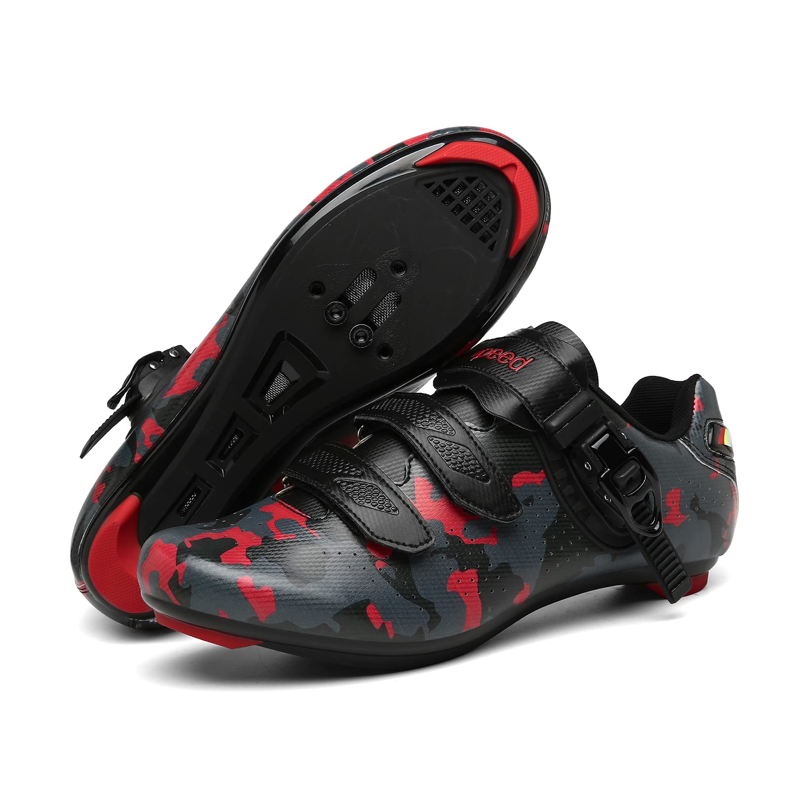 Zapatillas Ciclismo Carretera Hombre MTB Indoor Cycling Suitable for Road Mountain Riding Breathable Outdoor Riding Compatible Look Delta SPD/SPD-SL