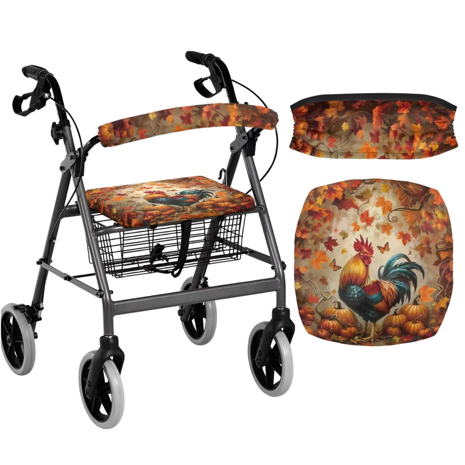 Rollator Seat Covers - Butterfly Design -24 Rollator Seat Covers - Butterfly Design -24