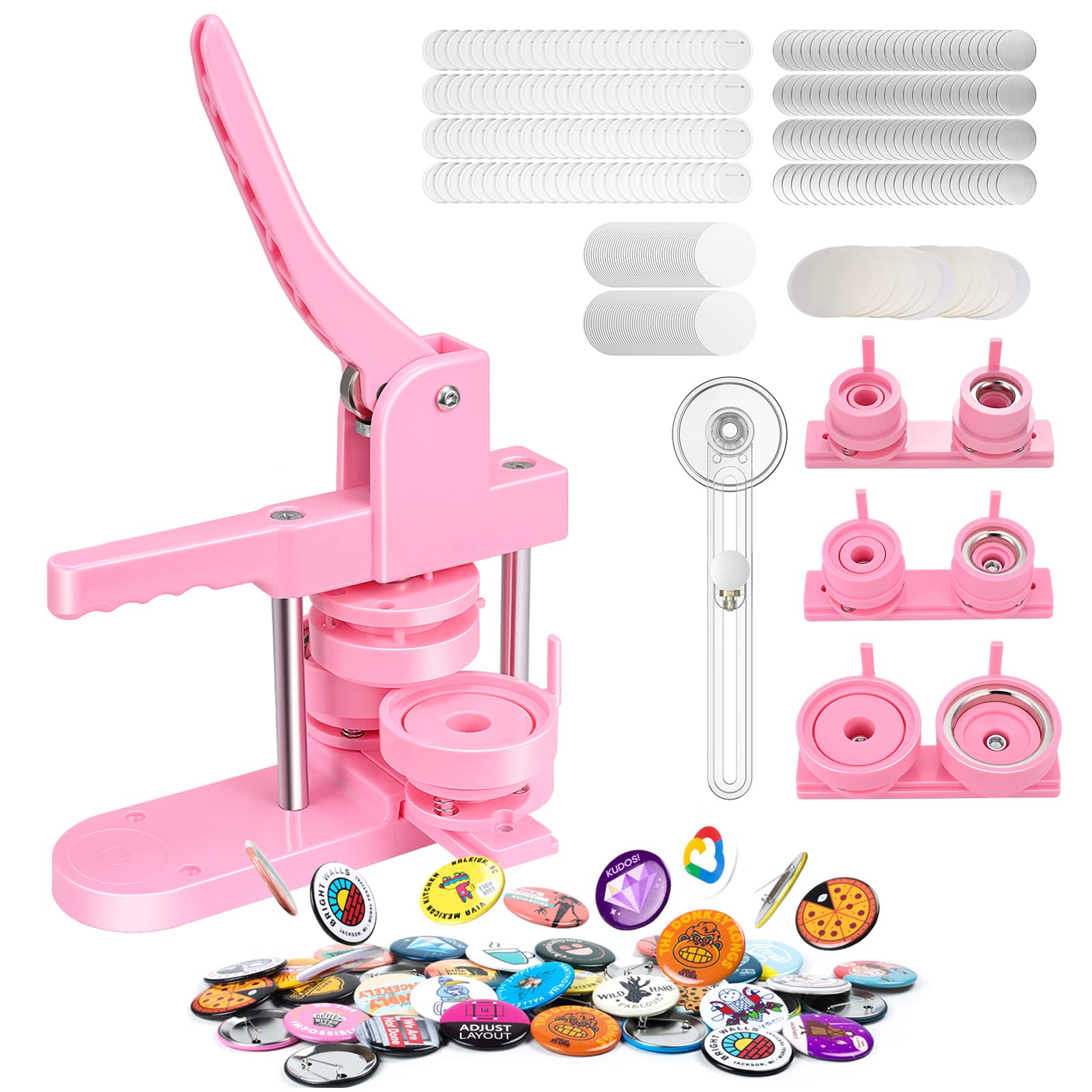 Amazon | 缶バッジマシーン 缶バッジ製造機 新型スライド