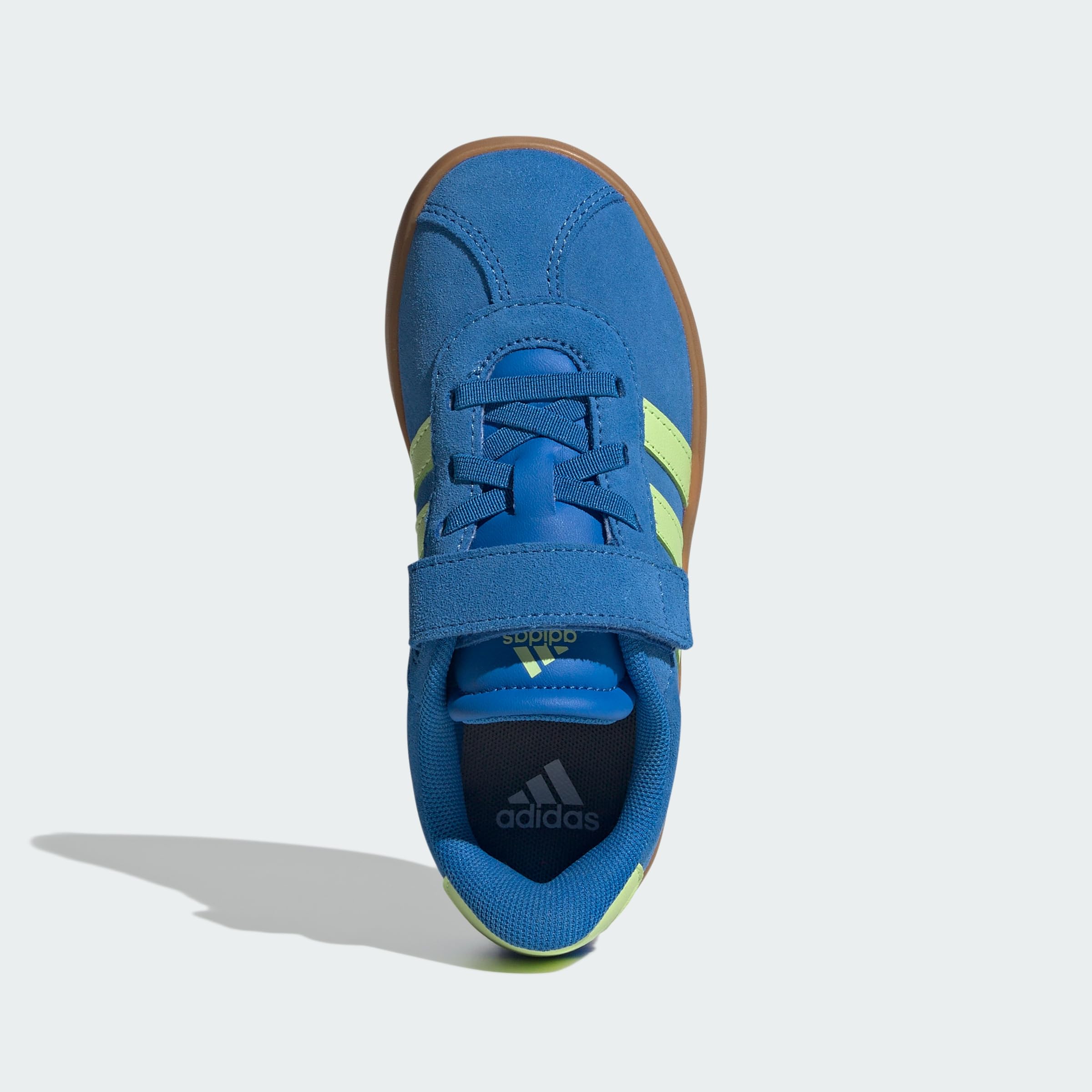 adidas Unisex - Bambini e Ragazzi VL Court 3.0 Hook And Loop Shoes Kids, Bright Royal/Pulse lime/GUM10, 32 EU