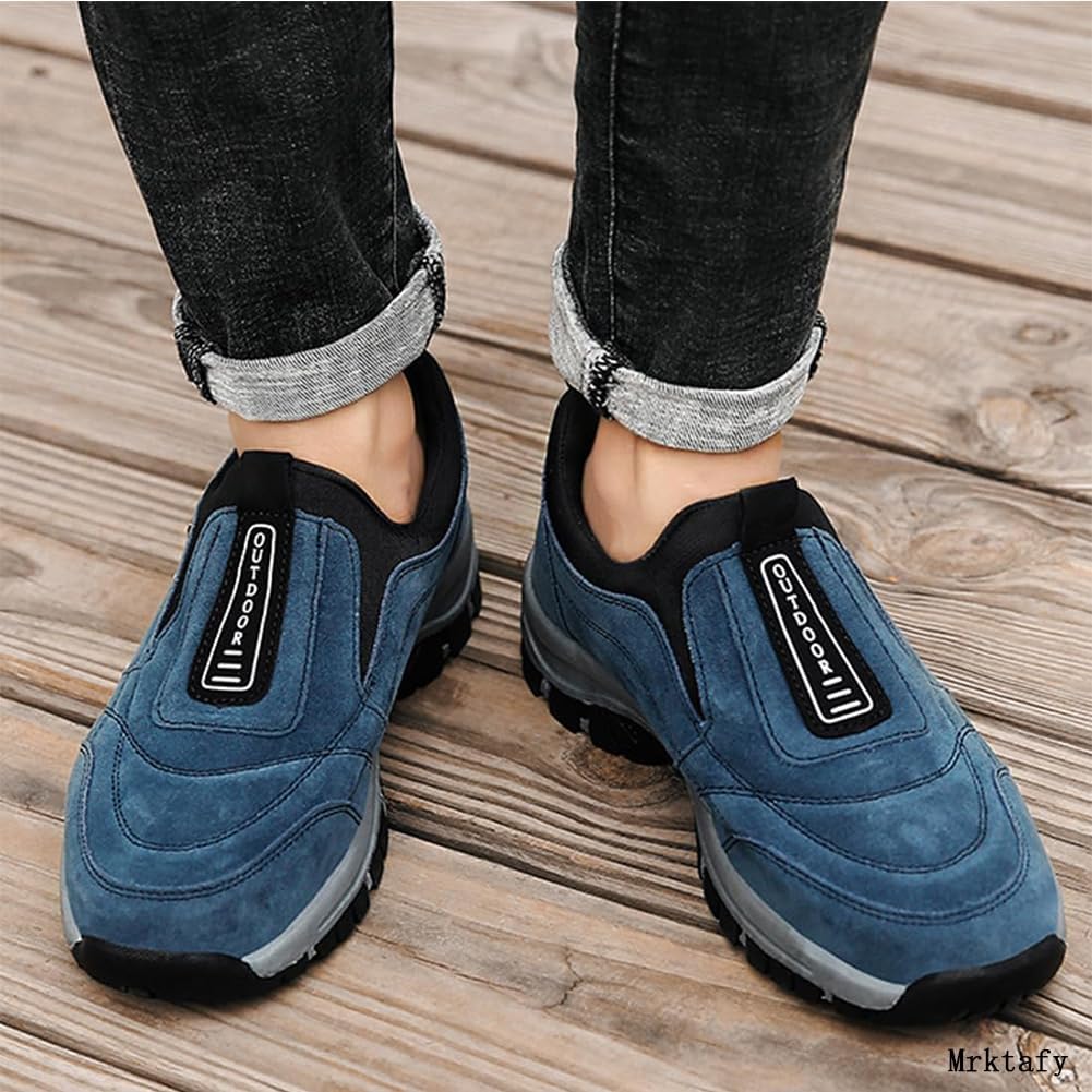 Men's Comfortable Waterproof Orthopedic Walking Shoes, Waterproof Slip On Hiking Shoes for Men - Image 8