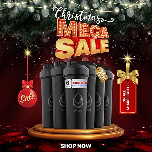 Vista 6 de 10 PACK- Shaker Bottles with Wire Whisks for Protein Mixes Leakproof Blender Shaker Bottle Pack BPA-Free & Dishwasher Safe 5 Large 28 oz & 5