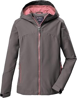 Kos 157 Grls Jckt Chaqueta funcional/Chaqueta impermeable con capucha Niñas