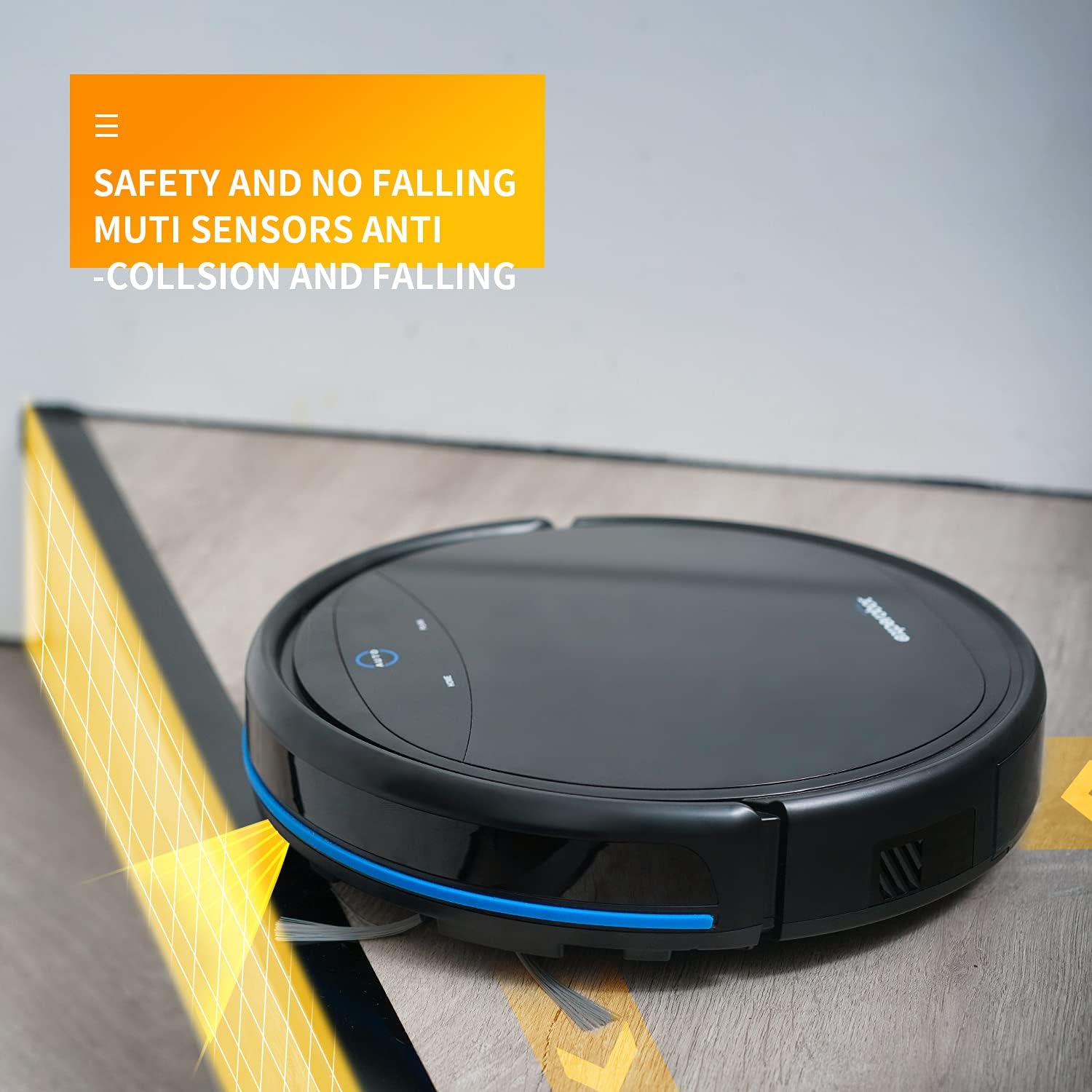 80% Off Discount Experobot Robotic Vacuum Cleaner,MasterClean X5 Robot Vacuum Cleaner,Super Thin Self- Charging Robot Vacuum, Pets Hair Robotic Cleaner Best Ideal for Hardfloor to Low Pile Carpets(Black)