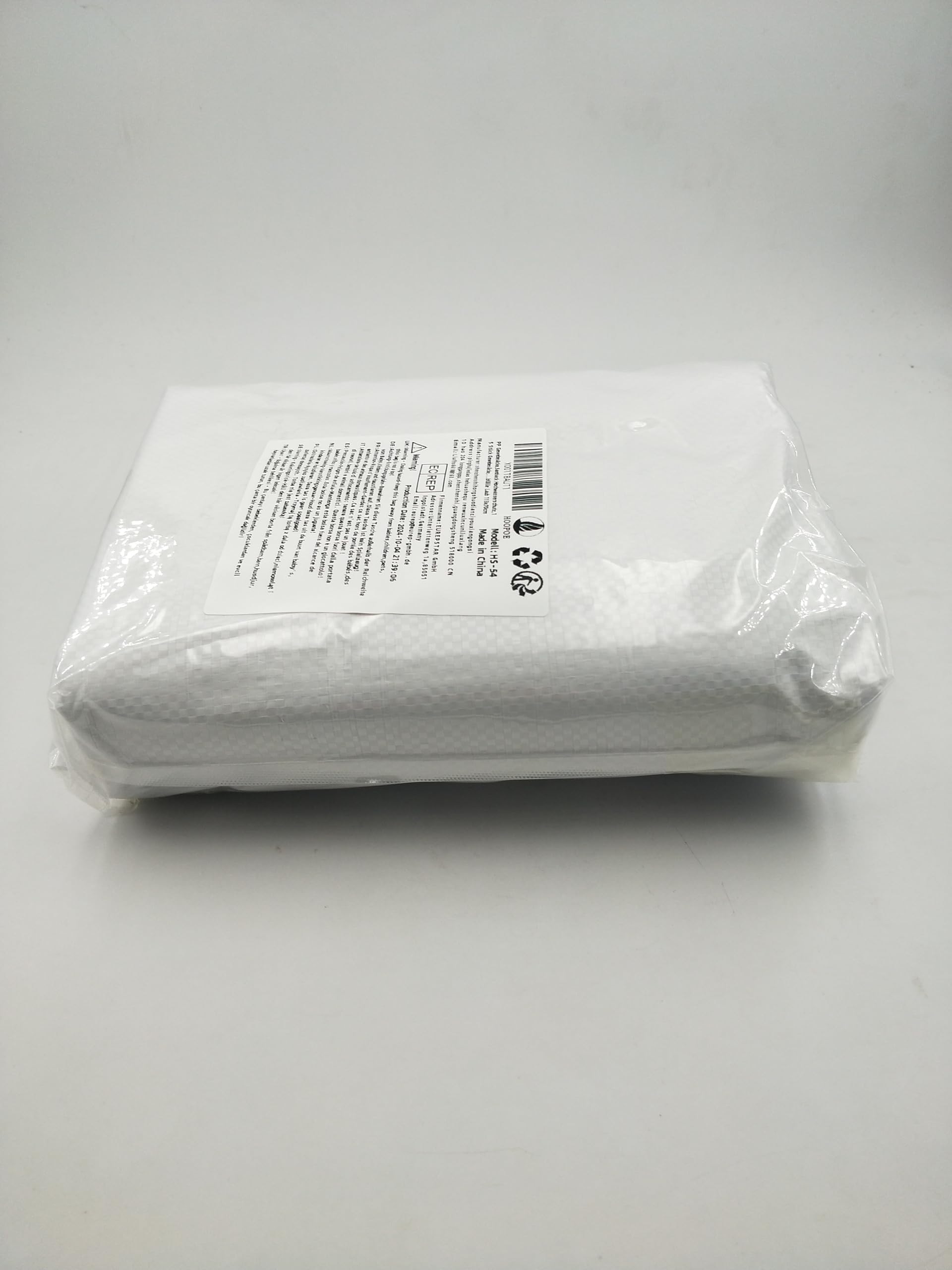 Sacos Escombros,Saco Rafia,15 Piezas Sacos para Escombros,Saco Tierra Jardin Bolsas de Basura para Escombros Bolsas Tejidas De Color Blanco 70x113cm