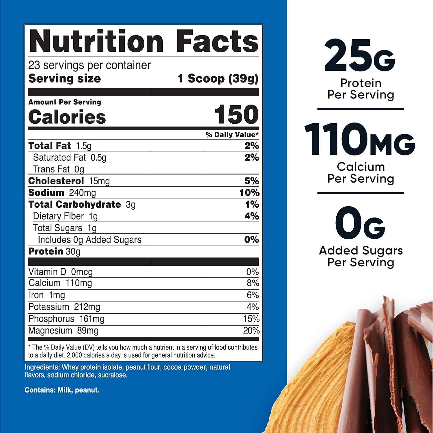 Nutricost Whey Protein Isolate (Salted Caramel, 5LBS) : Health & Household