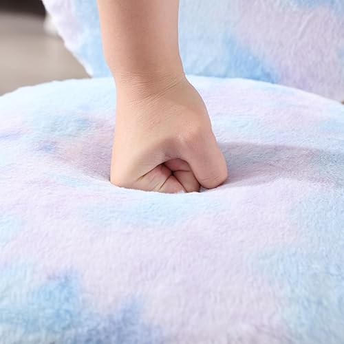 Miniatura 8 de Linda silla mullida para niñas adolescentes, escritorio de estudio, silla de estudiante, silla de trabajo para computadora, silla de trabajo de