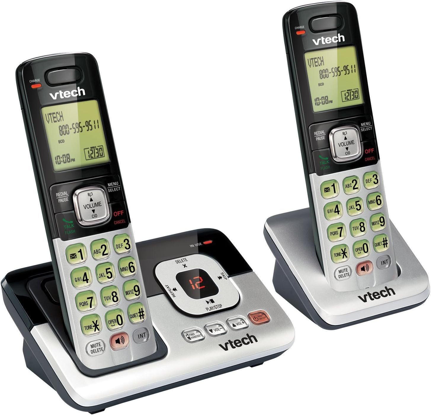 Vtech CS6829-2 2 Handset Answering System with Caller ID/Call Waiting (Renewed)
