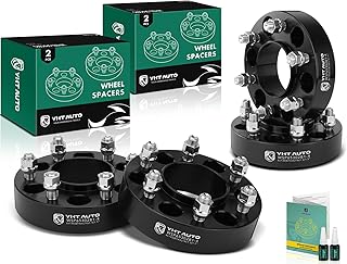 YHTAUTO 6x5.3 Hub Centric Wheel Spacers 1.5 inch Compatible with Ford, Lincoln Models, Expedition, F-150, Navigator 2015-2023 Tire Spacers w/ M14x1.5 Studs, 87mm Hub Bore 6 Lug 4PCS Wheel Adapters