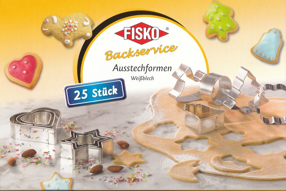 6-teiliges Ausstechformen-Set Aus Edelstahl – Größen 4,1 Bis 10,7 Cm, Plaketten-Design, Für Kekse & Fondant