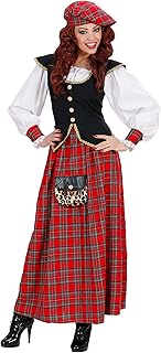 W WIDMANN MILANO Party Fashion - Kostüm Schottische Frau, Kleid und Hut, Schottland, Faschingskostüme