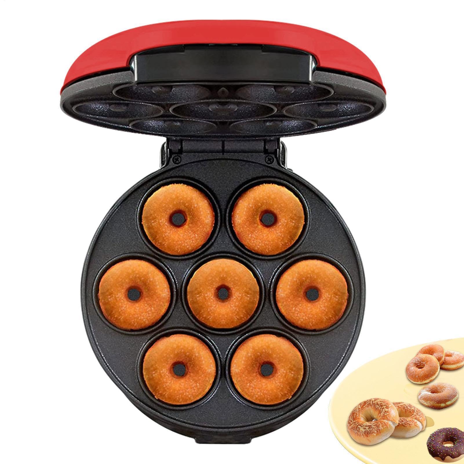 Mini máquina de donuts 7 con revestimiento antiadherente para 7