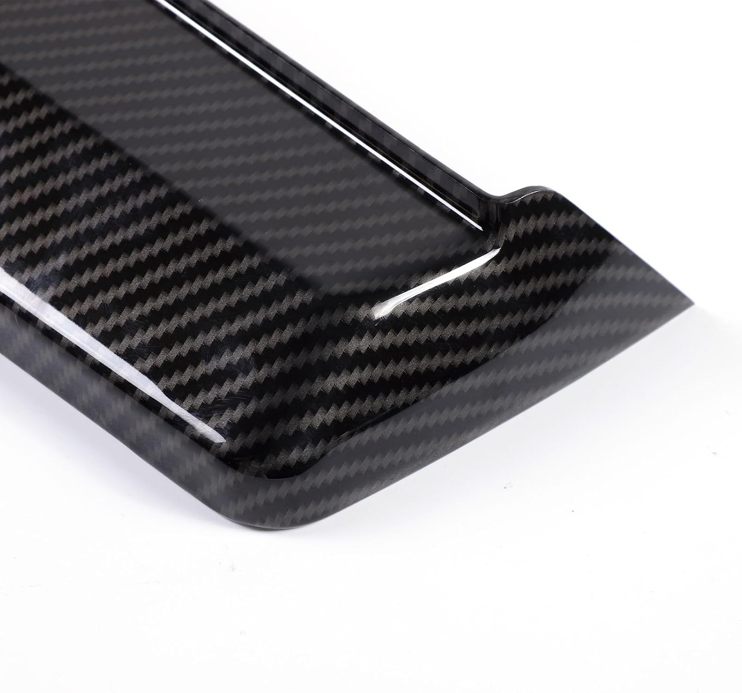 TOYCIDFG Dashboard Navigation Panel Screen Frame Cover Trim Compatible with C8 Corvette Stingray Z06 2020-2025, Car Interior Accessories Center Control Touch Screen Trim Cover (Carbon Fiber Pattern)