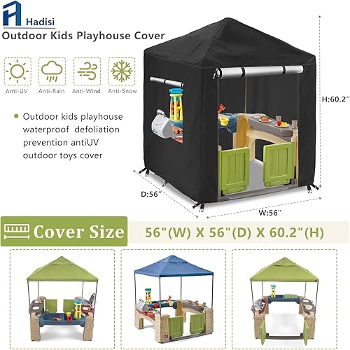 Miniatura 2 de Funda impermeable para casa de juegos para niños y exteriores, adecuada para casa de juegos Step2 y casa de juegos del mismo tamaño que otras marcas