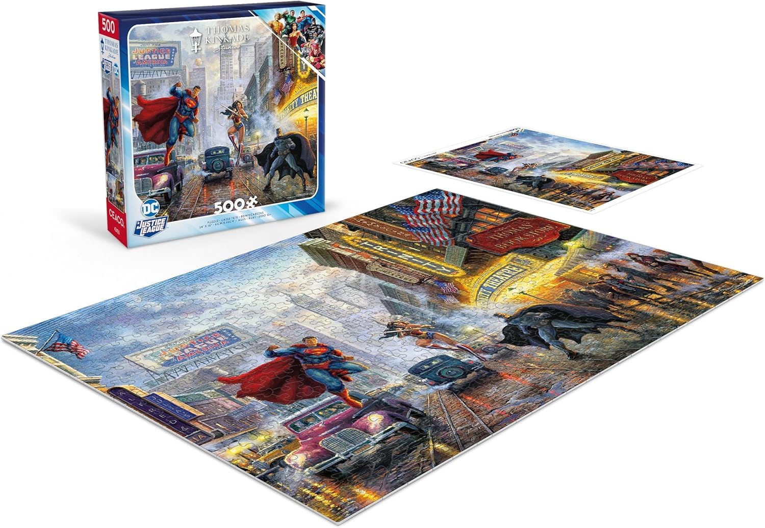 Amazon.com: Ceaco - Thomas Kinkade - DC Comics - Justice League