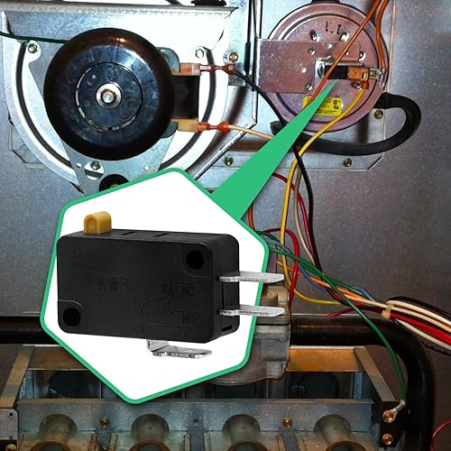 Miniatura 15 de BokWin 2 interruptores KW3 de acción a presión de 125 V/250 V, interruptor de límite micro para freidora de aire, microondas, aspiradora, máquina