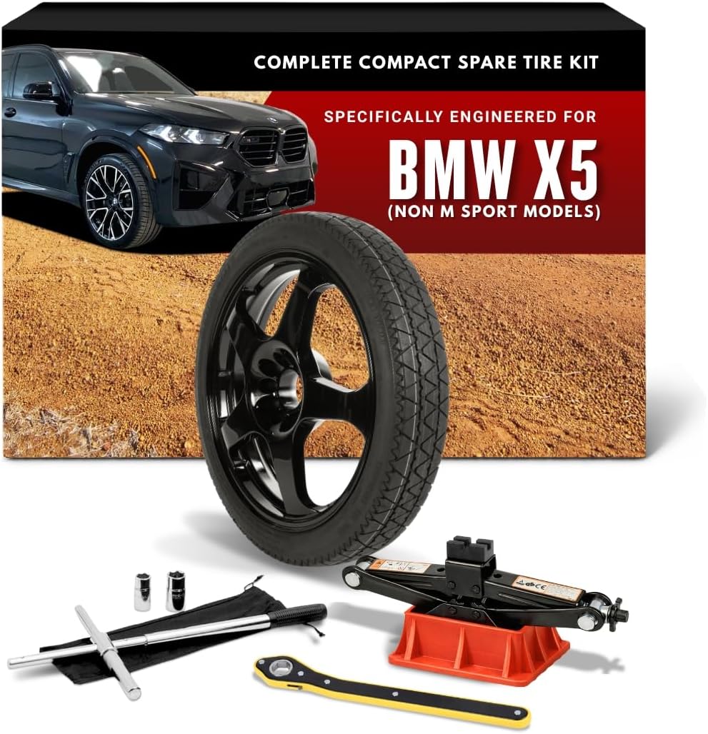 Modern Spare - Complete Compact Spare Tire Kit Fits 2019-2026 BMW X5 (G05) All except Model With M-Sport or M-Performance Brakes