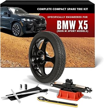 Modern Spare - Complete Compact Spare Tire Kit Fits 2019-2026 BMW X5 G05 All except Model With M-Sport or M-Performance Brakes