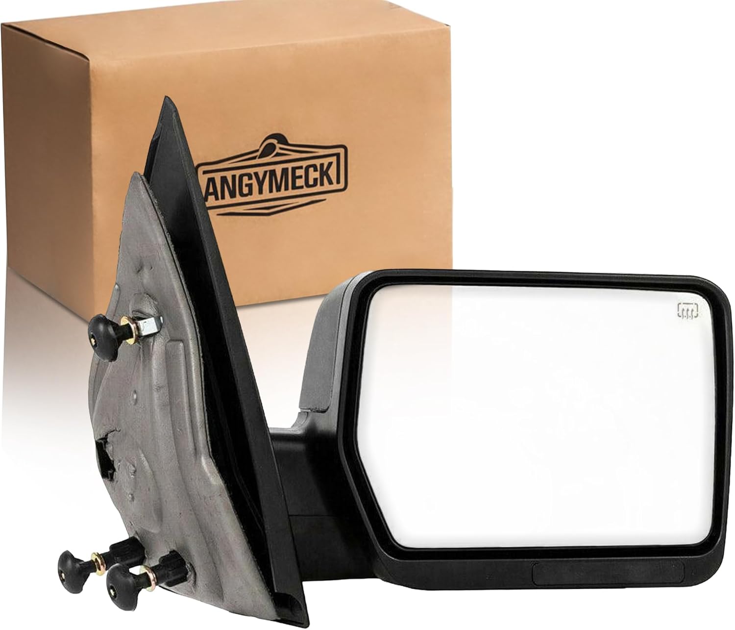 Power Side Towing Mirror for Right Side (Passenger Side) RH For 2004 2005 2006 2007 2008 Ford F150 Manual Towing Rearview Mirror Manual Folding Heated