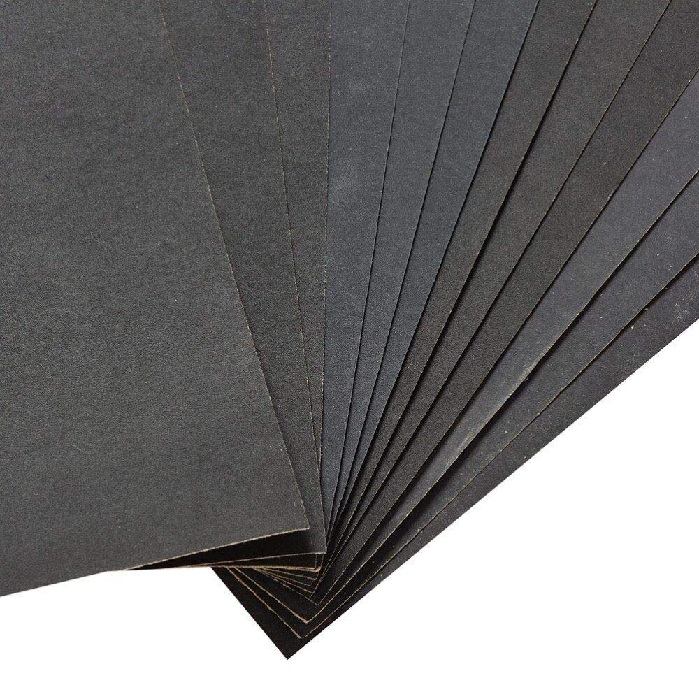 100 PZ 28x23 cm Carta Abrasiva Impermeabile Wet Dry Lucidatura Carta Vetrata Granulosità 1000# 1200# 1500# 2000# Metallo Strumento Abrasivo per Legno, h, 1200