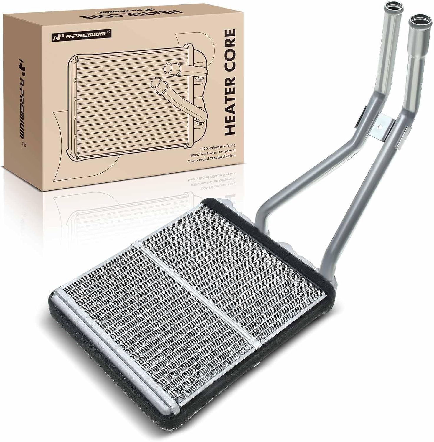 A-Premium Front HVAC Heater Core Compatible with Jeep Models - 1997-2001 - for Cherokee, TJ & Wrangler, Sport Utility - Replaces 4874045, 4713125