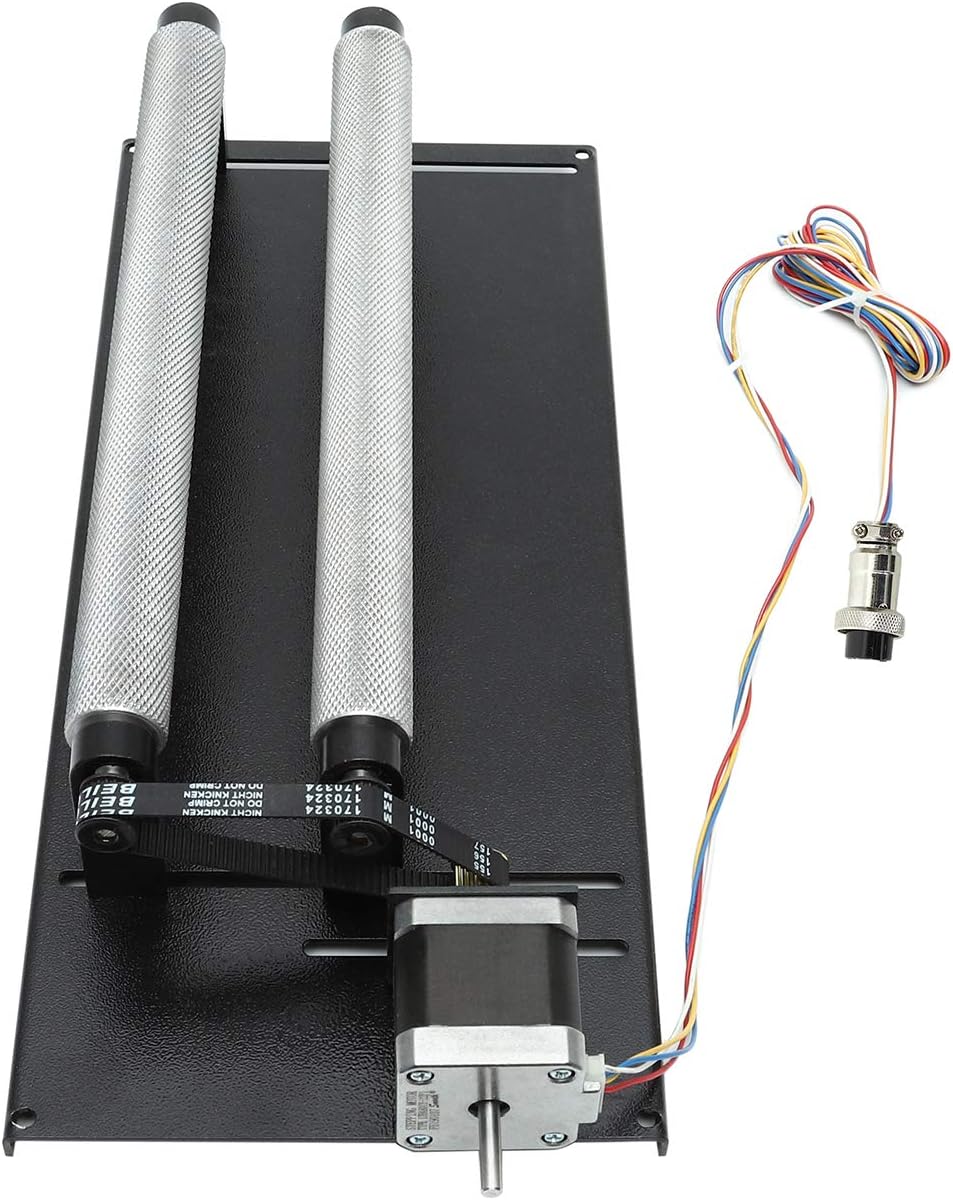 TEN-HIGH Barrel Rolling Platform Rotary axis/Table for 3050 4030 Laser Engraver Spherical Carving, Ball Surface Engraving