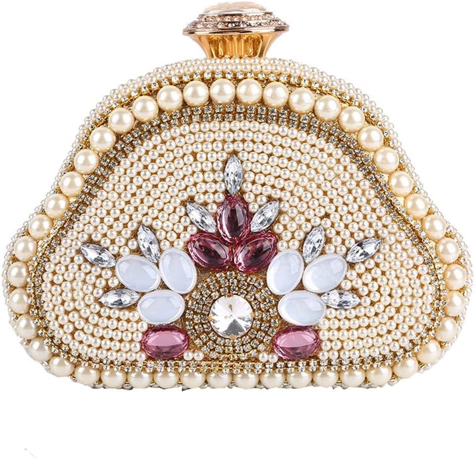 Beaded Women Day Clutch Acrylic Handmade Party Wedding Evening Bags Dress Crystal Girl Purse