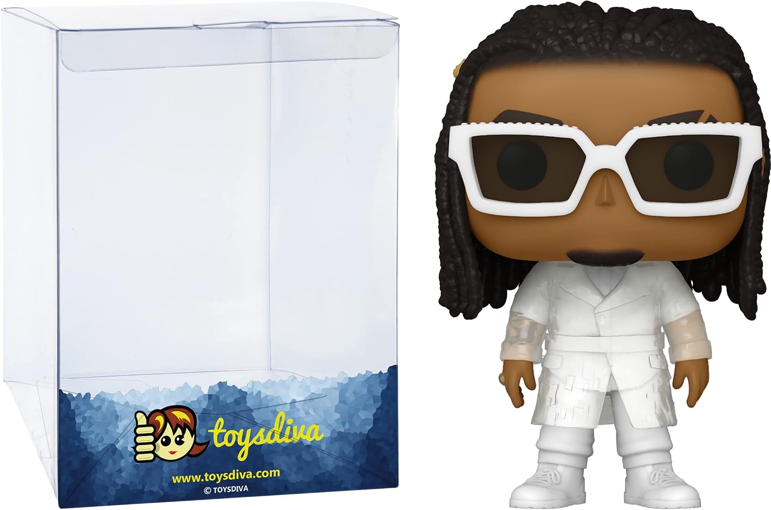 O z u n a : Fun ko P o p ! Rocks Vinyl Figurine Bundle with 1 Compatible 'ToysDiva' Graphic Protector (203-53861 - B)