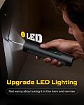 MrToNo Electric Screwdriver, Cordless Screwdriver Set, Power Screwdriver Set, 3 Torque Settings, 1500mAh Battery, 33 Magnetic Bits, LED Light, Rechargeable Tool for Furniture, DIY, Household Repair