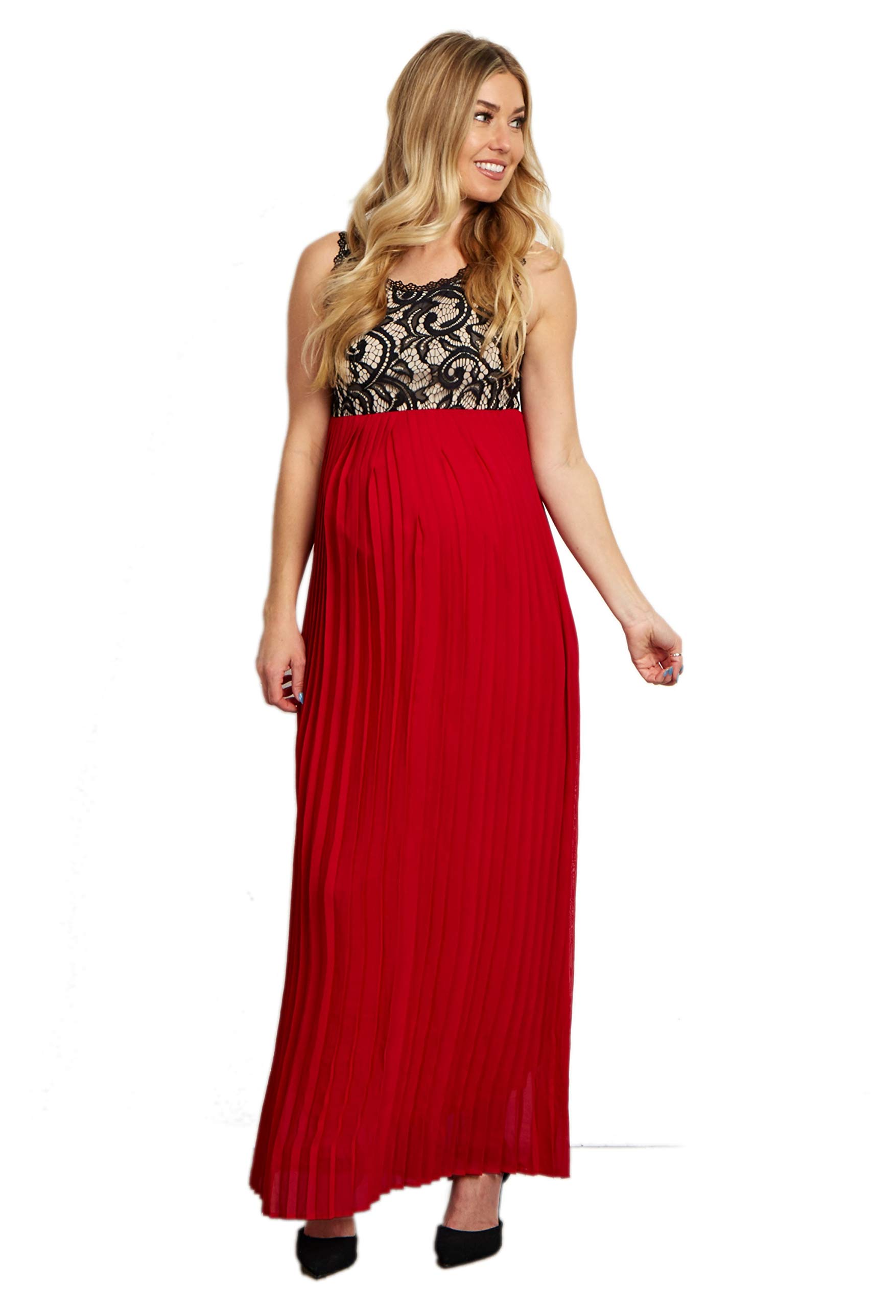 lace top maxi dress