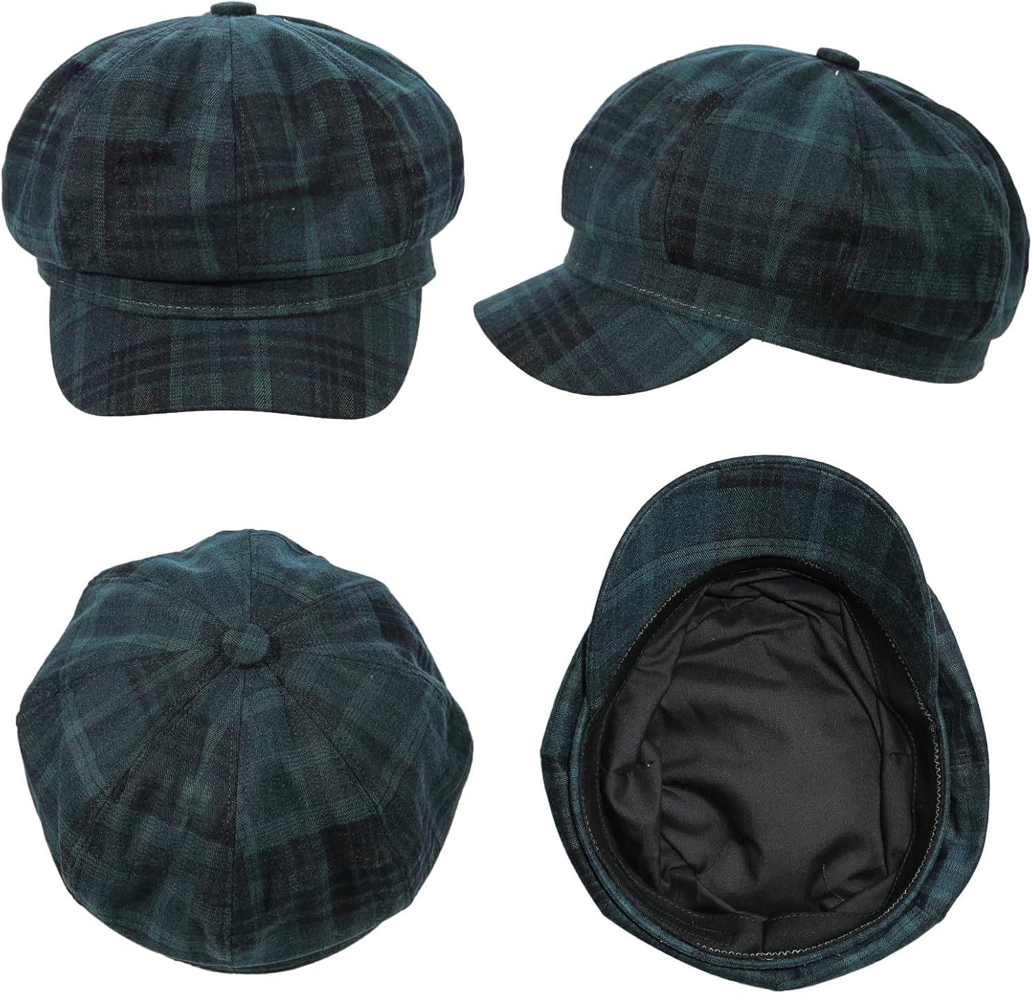 Women Wool Newsboy Hats Cabbie Hat Beret Paperboy Tweed Baker Boy Cap