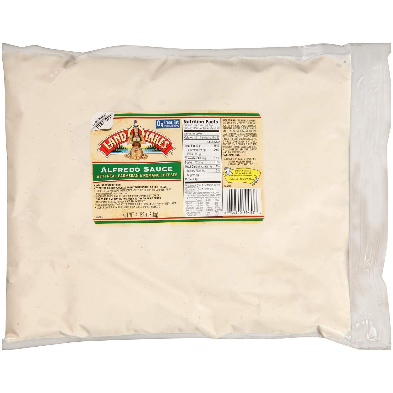 SAUCE, ALFREDO POUCH SHELF STABLE