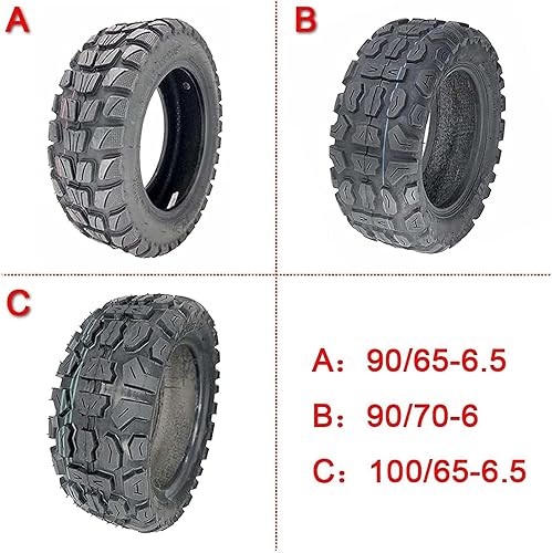 Miniatura 2 de Neumáticos de scooter eléctrico, antideslizantes, resistentes al desgaste, sin cámara, aptos para todo terreno en nieve, barro, montaña y desierto,