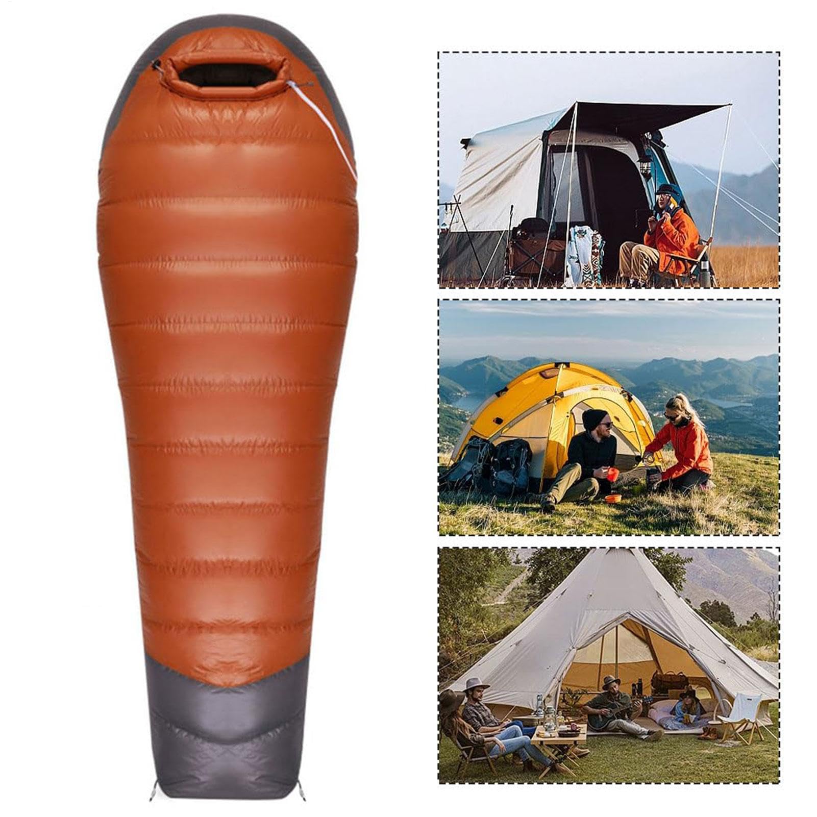 Bacilínea de en Clima frío - Sacos de hacia Abajo para Adultos | Mochilero | Saco de , Saco de en Clima frío para Adultos, Saco de de mamá de mochilero Ultraligero par