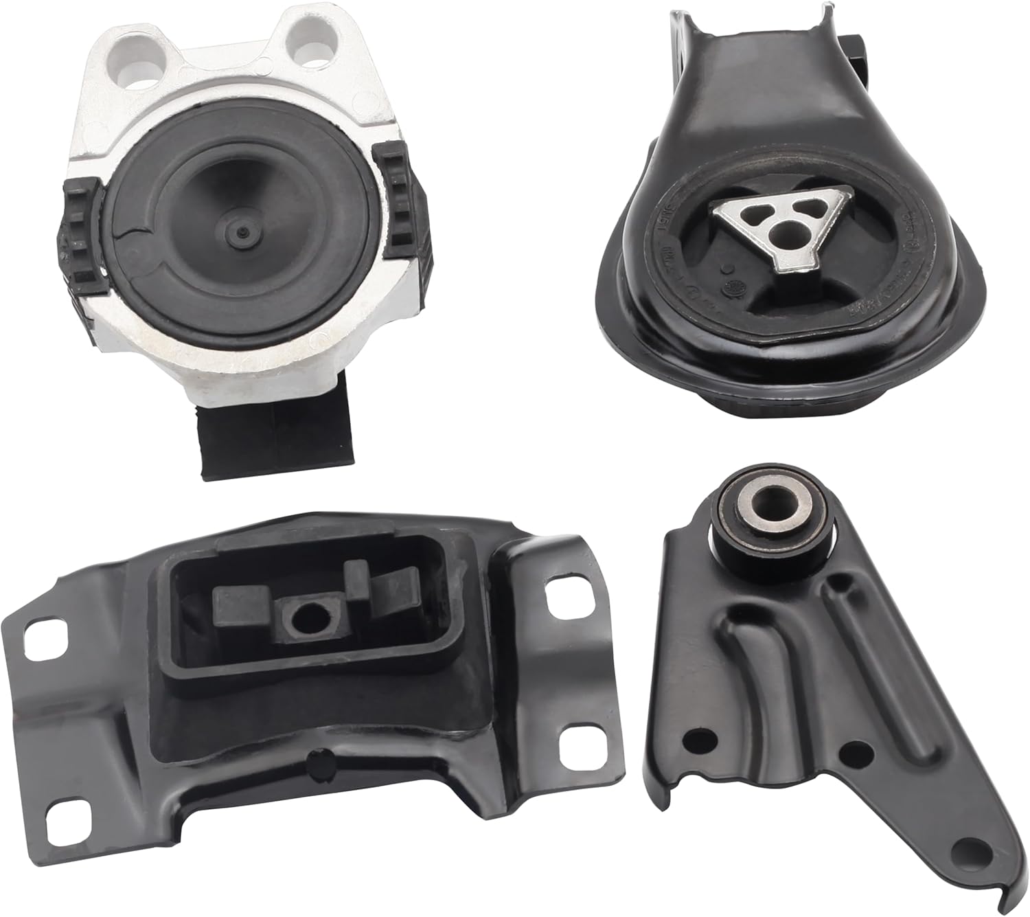 Engine Motor and Transmission Mount Kit, Compatible with 2006-2010 Mazda 5 2.3L & 2004-2009 Mazda 3 2.0L 2.3L(No Turbo),Replace OE A4418 A5312 A4404 A4405 Set of 4