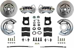 R1 Concepts Front & Rear Disc Brake Hardware Kit HK2-54009 | Fits 1960s-1970s Ford Fairlane, Falcon, Mustang, Ranchero & More