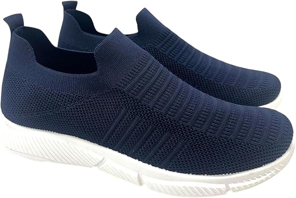 Mens Comfort Walk Running Slip ON Pumps Sports Casual Lightweight Trainers Shoes