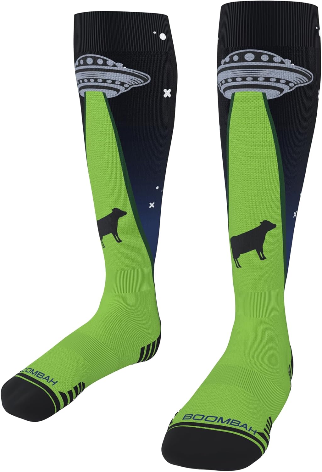 Boombah Pop of Color Performance Baseball Fastpitch Softball Socks, Sits Just at the Knee, Youth & Adult Sizes Fun Prints