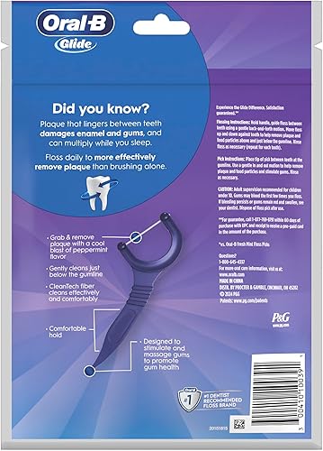 Miniatura 10 de Oral-B Glide Arctic Peppermint Oil Palillos de hilo dental, menta, 75