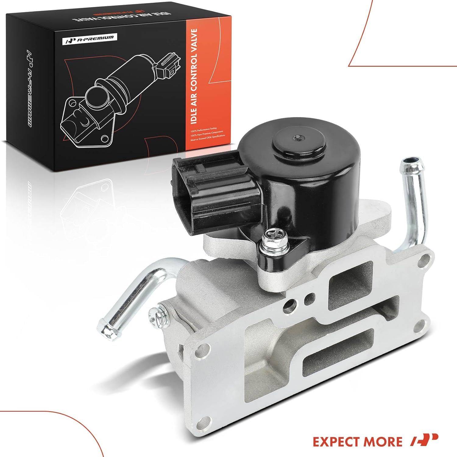 A-Premium Fuel Injection Idle Air Control Valve Compatible with Nissan Pathfinder 2001-2003, Altima 2002, Maxima 2002 & Infiniti QX4 2001-2003, 3.5L