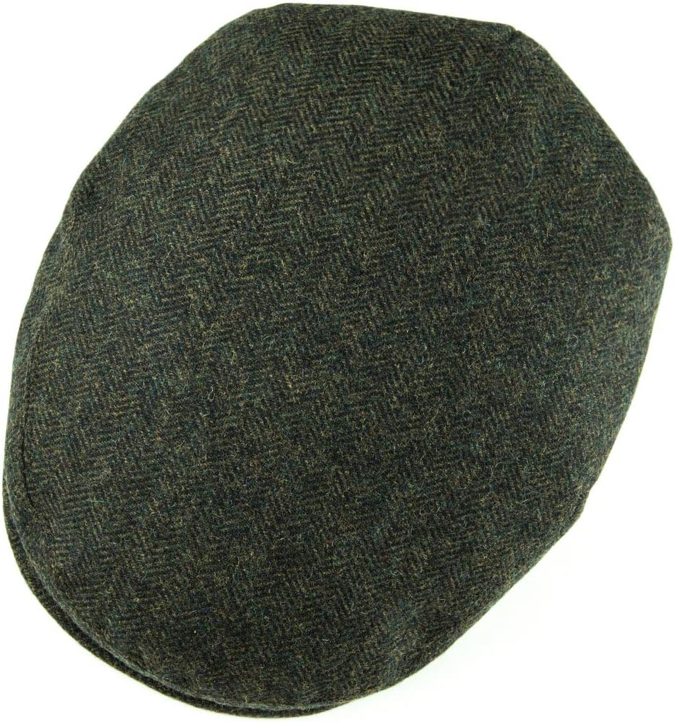 VOBOOM Men's Herringbone Flat Ivy Newsboy Hat Wool Blend Gatsby Cabbie Cap - Image 5