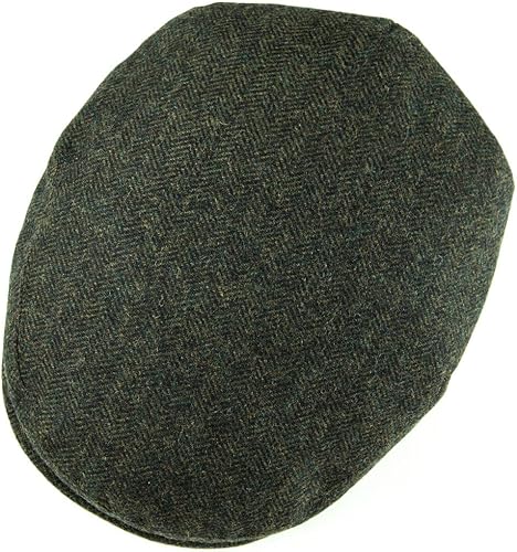 Miniatura 5 de VOBOOM - Gorra plana en espiga para hombre con mezcla de lana