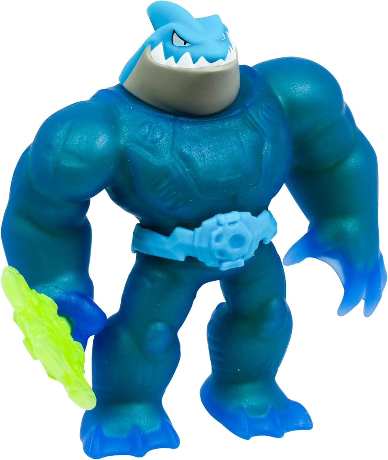 Heroes of Goo Jit Zu Meteor Madness, Stretchy Battle Thrash Collectible Action Figure, with Unique Squishy Goo Filling & Power Trident, Tactile Sensory Toy That Stretches Up to 3X Its Size