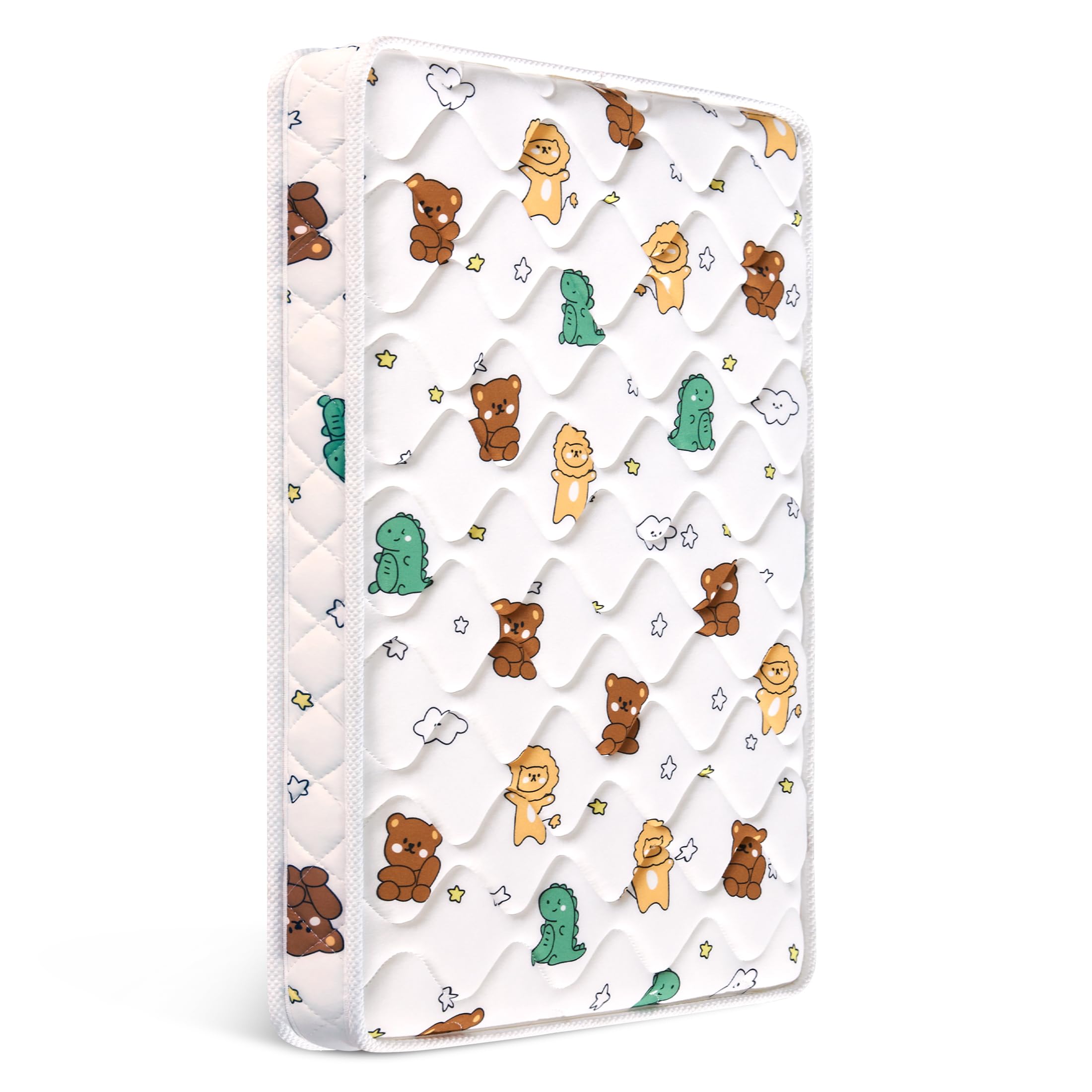 Mini Crib Mattress 38" x 24" x 4"- Firm Support and Comfort Premium Foam,Noiseless and Odorless,Hypoallergenic Mini Crib Mattress,Fits Mini and