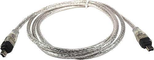 HQRP Cable FireWire compatible con Panasonic PVDDC9 IEEE 1394 4pin a 4pin reemplazo