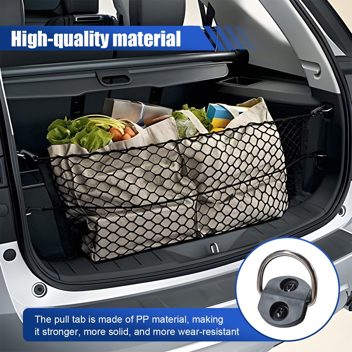 Craedli D Rings Tie Down Anchors, Heavy-Duty Trailer Cargo Lashing Anchor with Screws, Car Surface Mount & Cargo Control Hook Accessories, Fit for Truck, Pickup, Boat, Camper(4PCS)